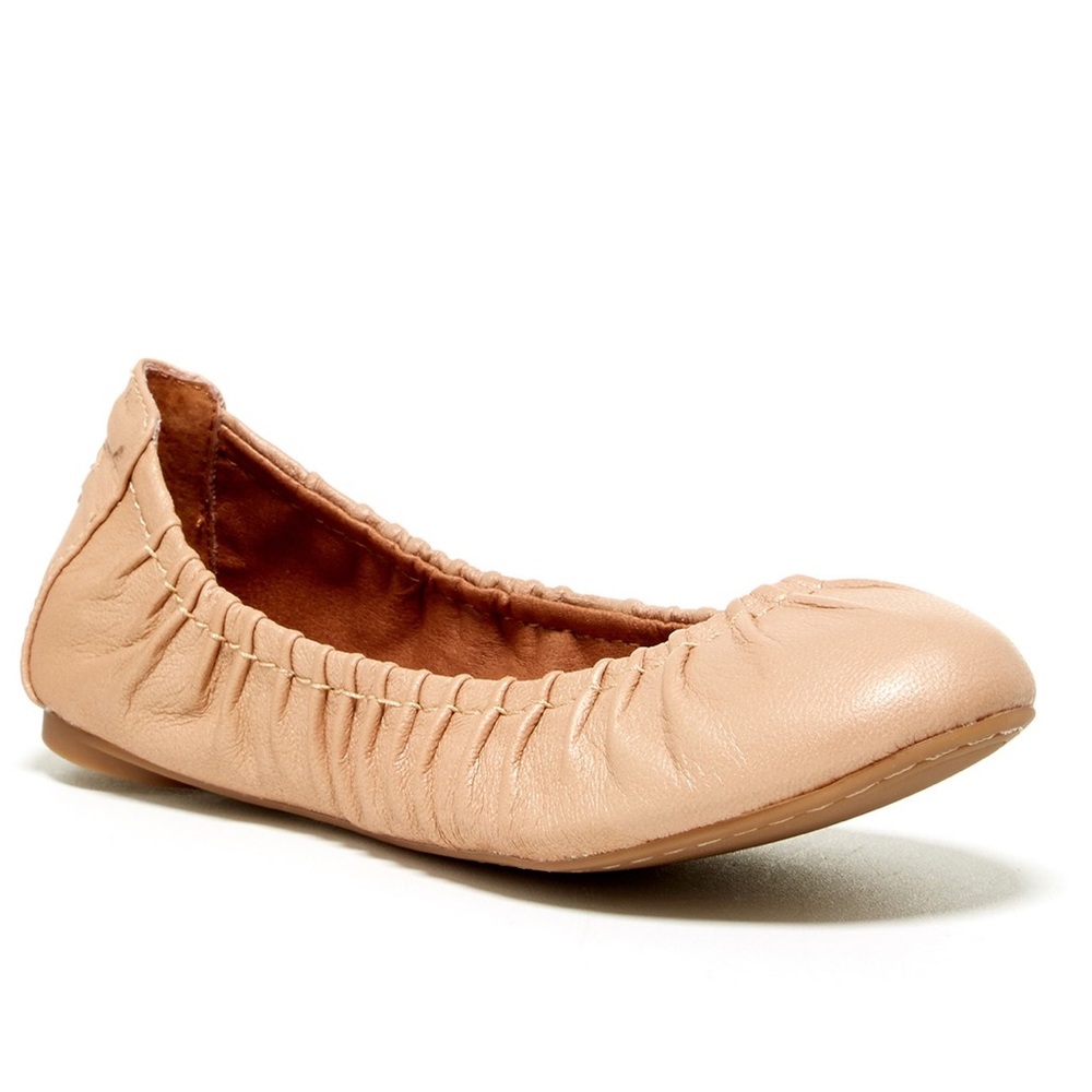 NWT LUCKY BRAND Erla Pink Rose Creme Flats Size 11